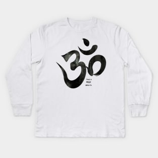 Ohm. Kids Long Sleeve T-Shirt